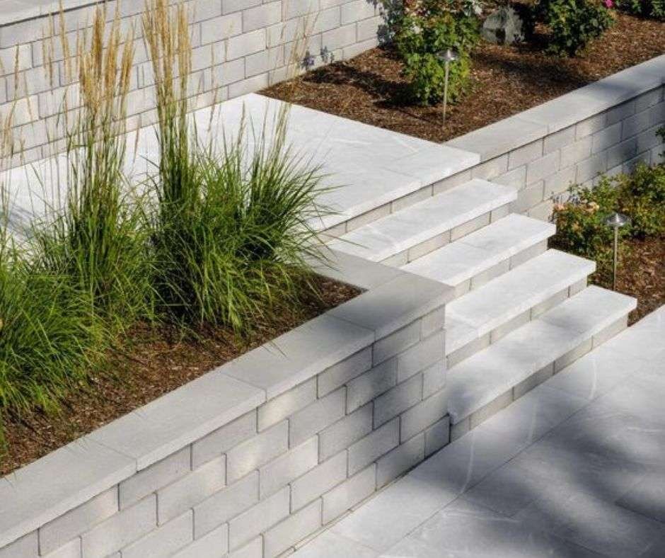Retaining wall.