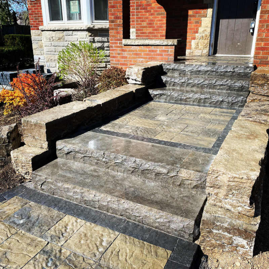 Armour Stone Retaining Wall 13
