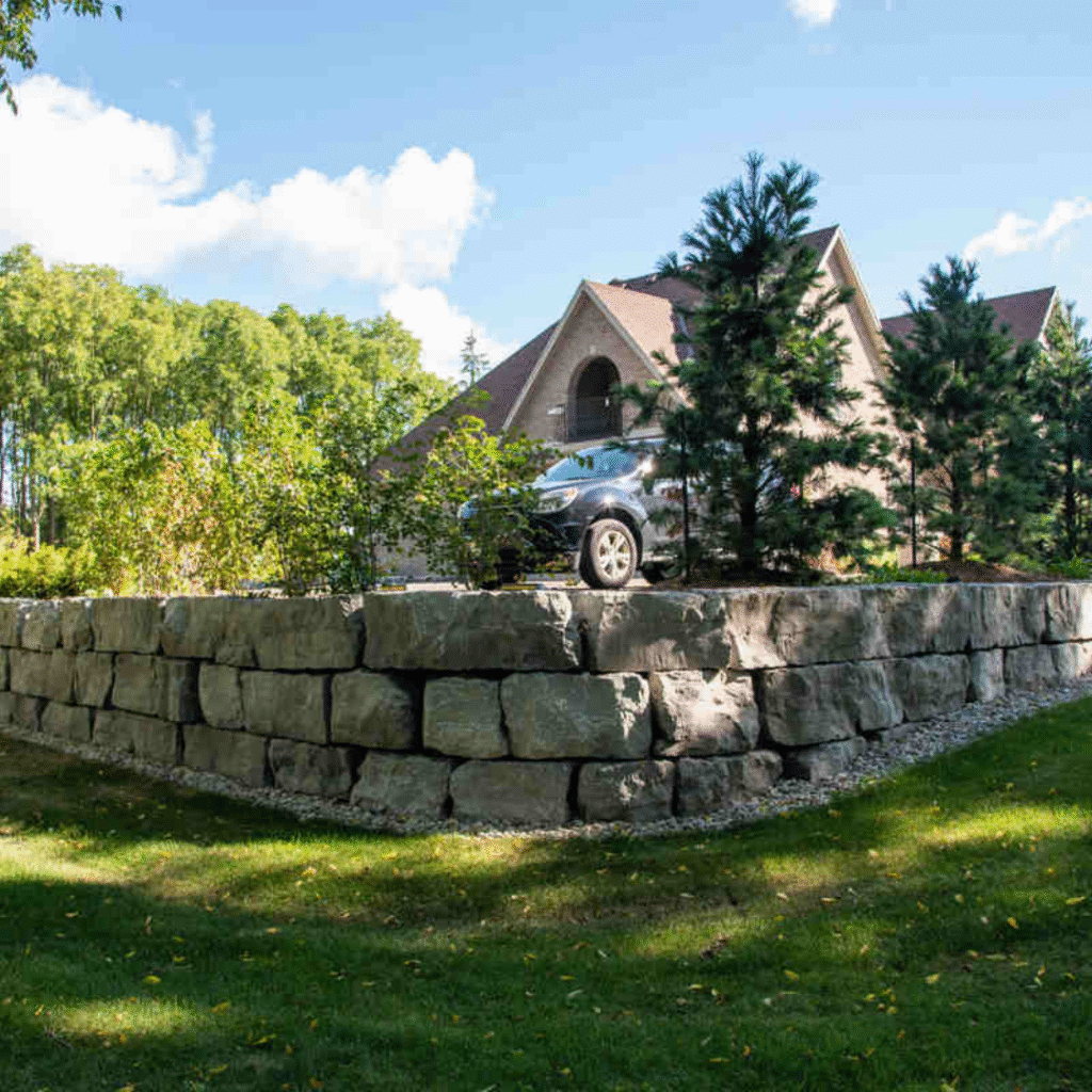 Armour Stone Retaining Wall 14
