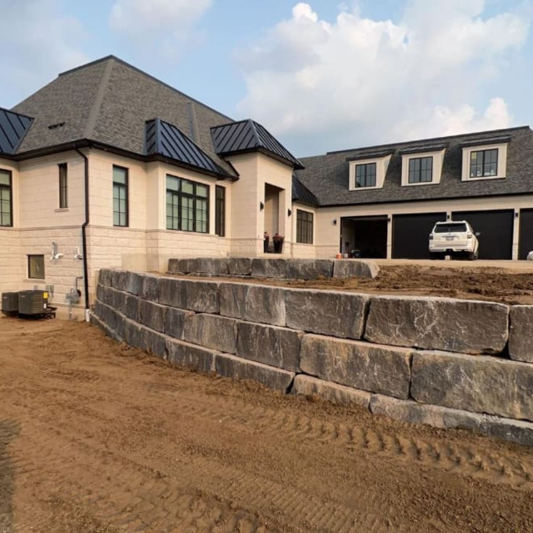 Armour Stone Retaining Wall (3)