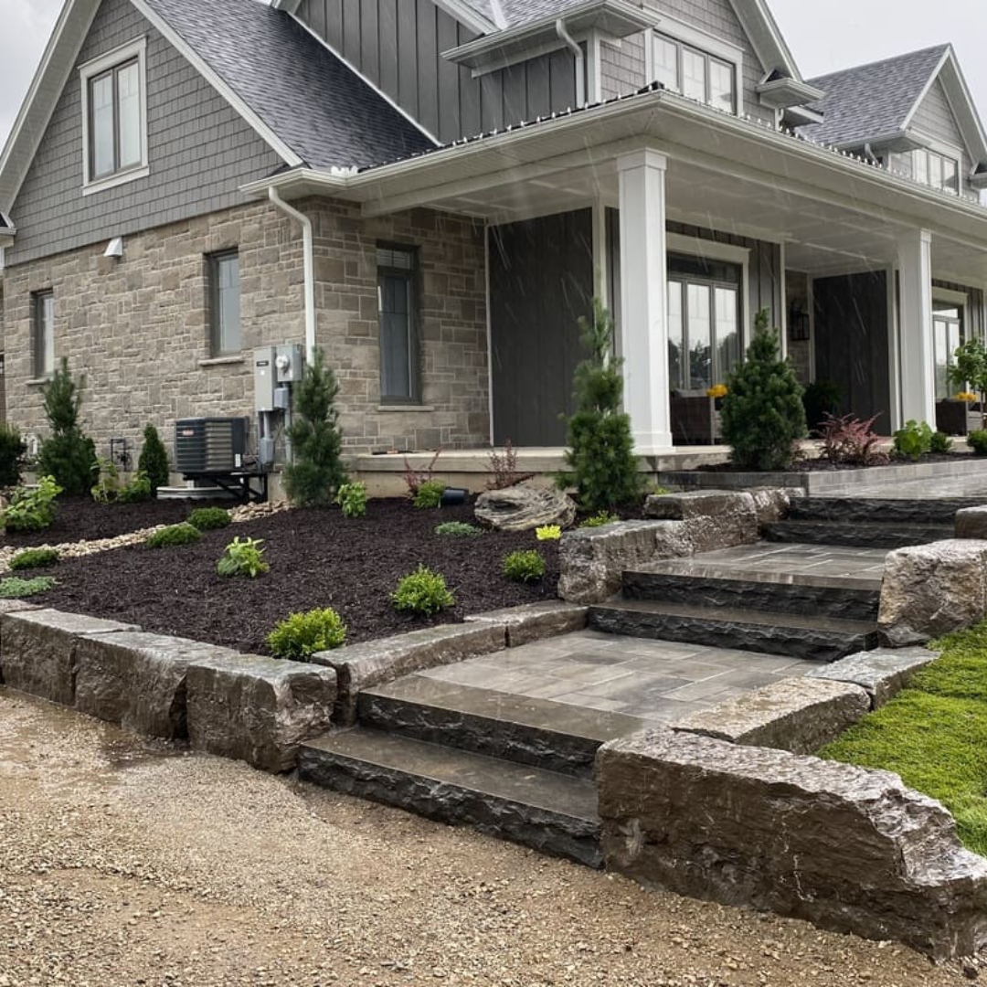 Armour Stone Retaining Wall (4)