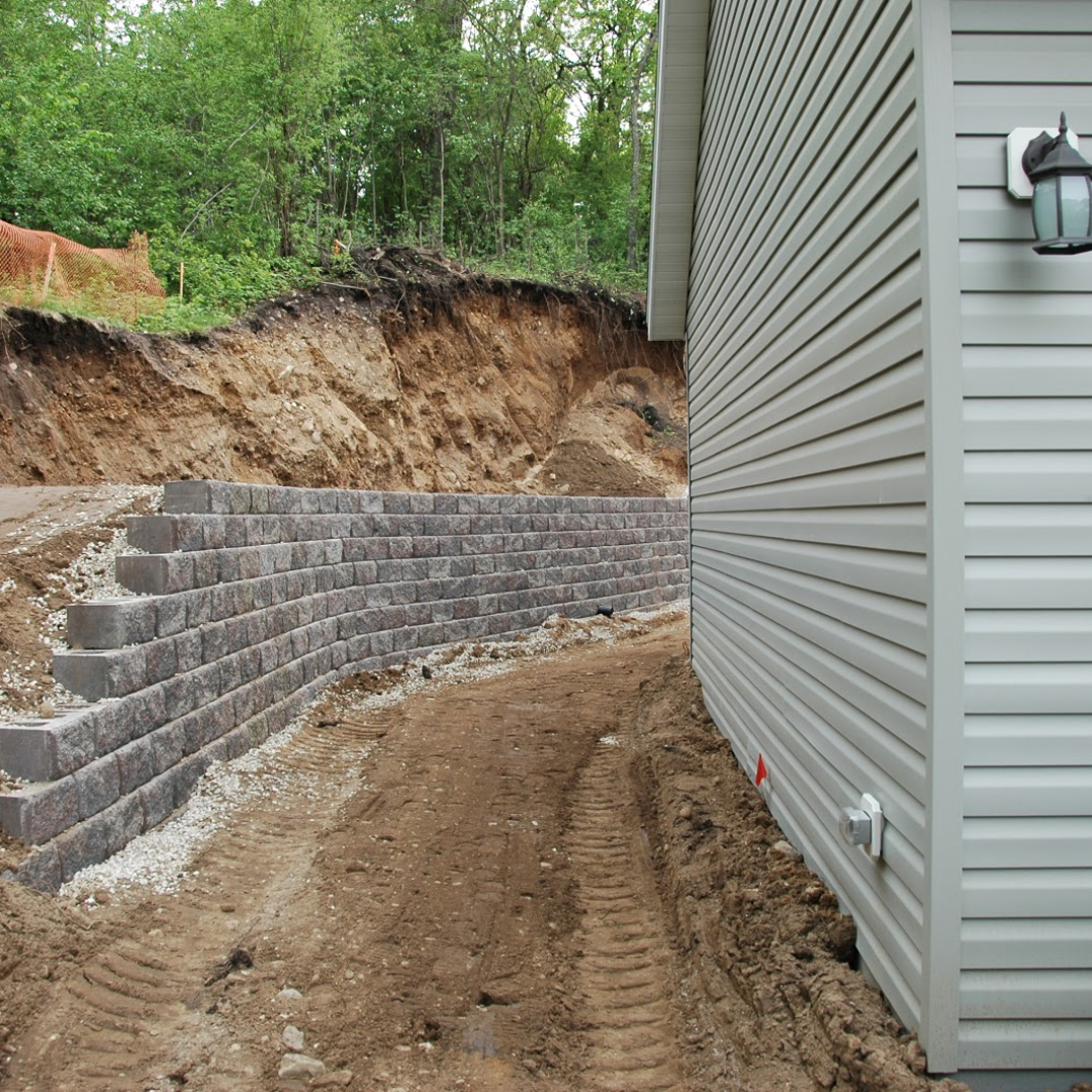ICF Retaining Wall TheFixItGuys