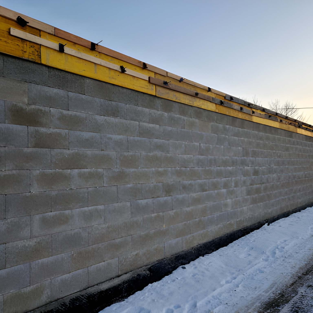 ICF Retaining Wall TheFixItGuys