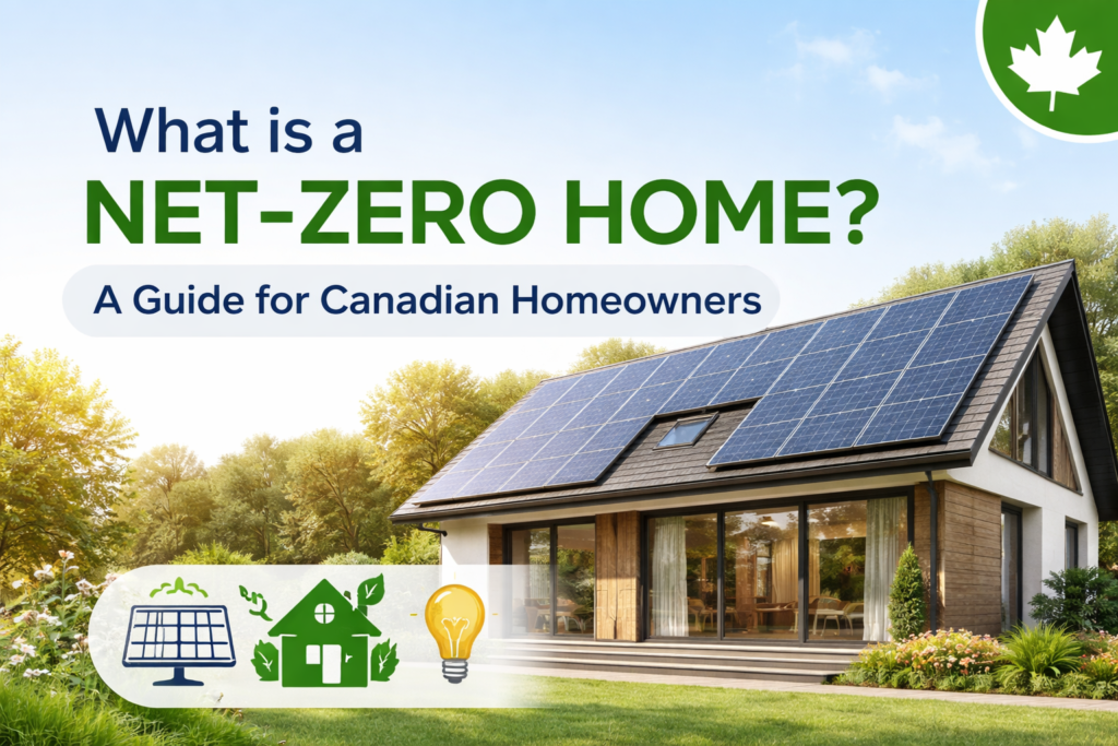 Eco-friendly net-zero home in Canada